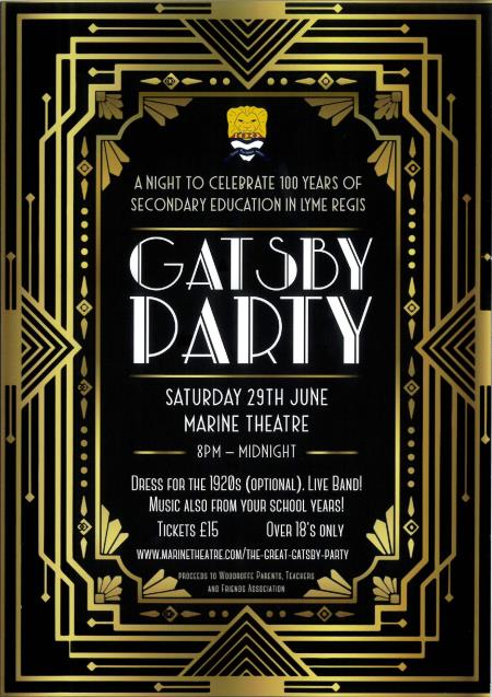 Gatsby Party - A night to celebrate 100 years of secondary education in Lyme Regis